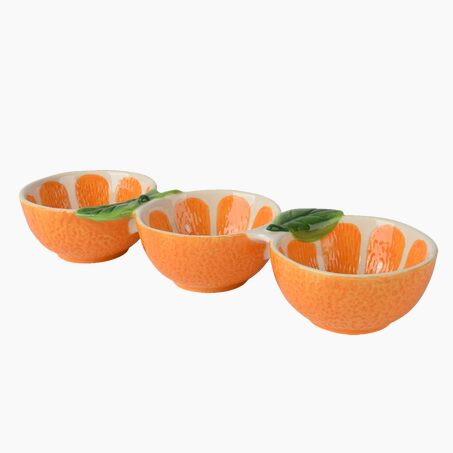 Set apéritif TAPAS ORANGE coloris orange
