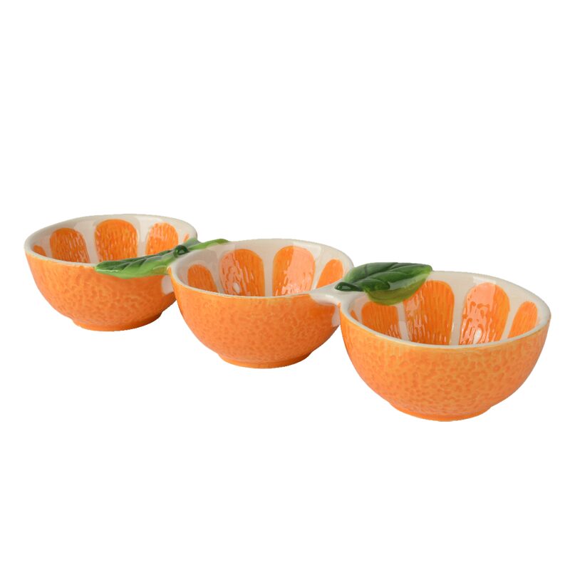 Set apéritif TAPAS ORANGE coloris orange