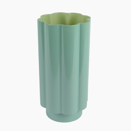 Vase FLORE coloris bleu vert