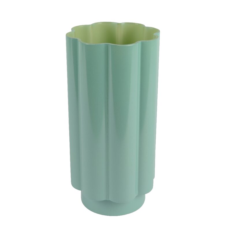 Vase FLORE coloris bleu vert