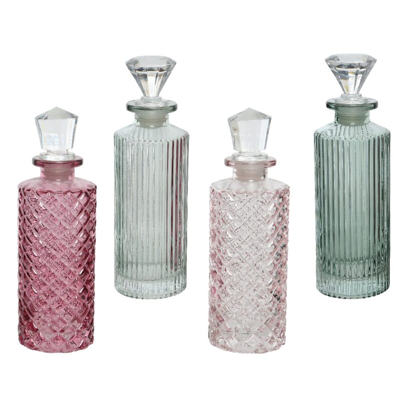 Bouteille décorative DIAMAND coloris multicolore
