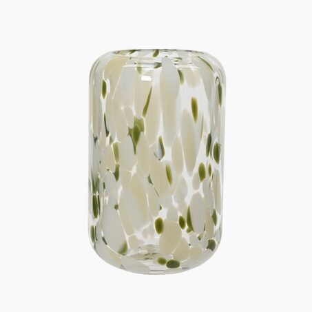 Vase MILI coloris vert/beige