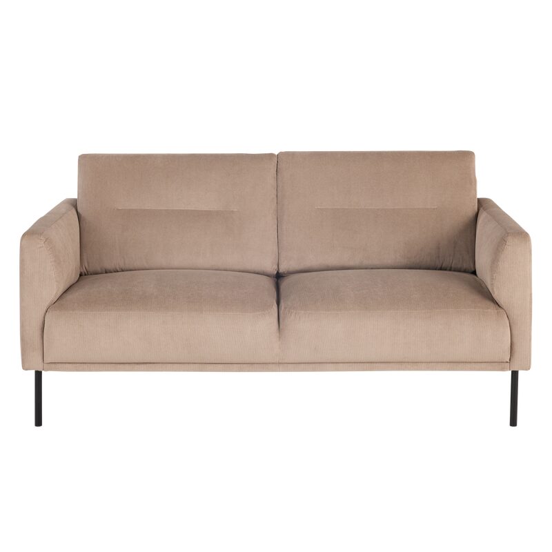 Canapé GRAHAM coloris beige 2 places