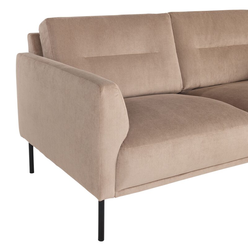 Canapé GRAHAM coloris beige 2 places
