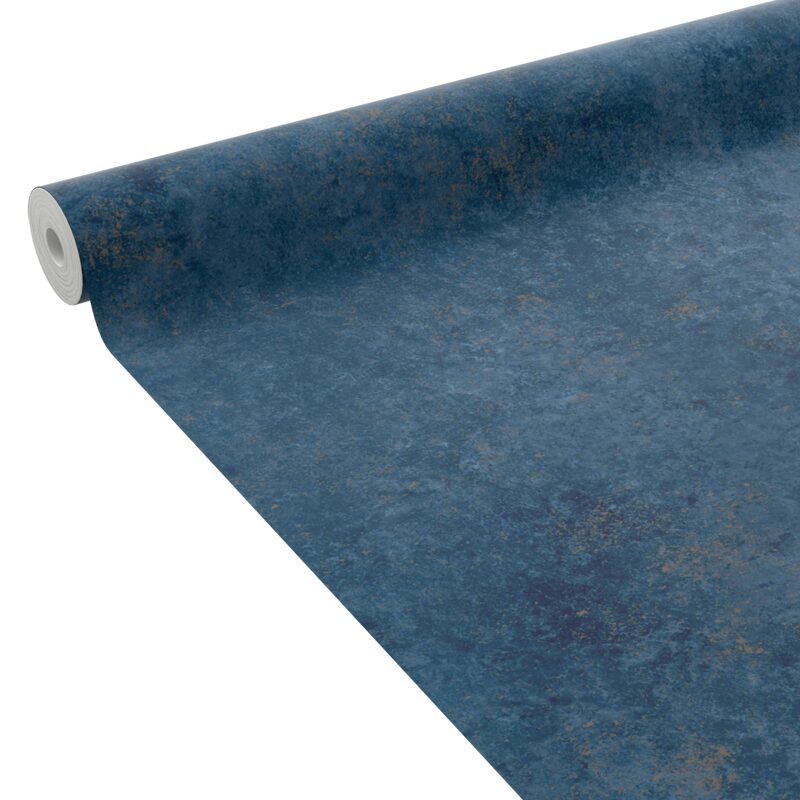 Papier peint intissé SKYLA coloris bleu profond