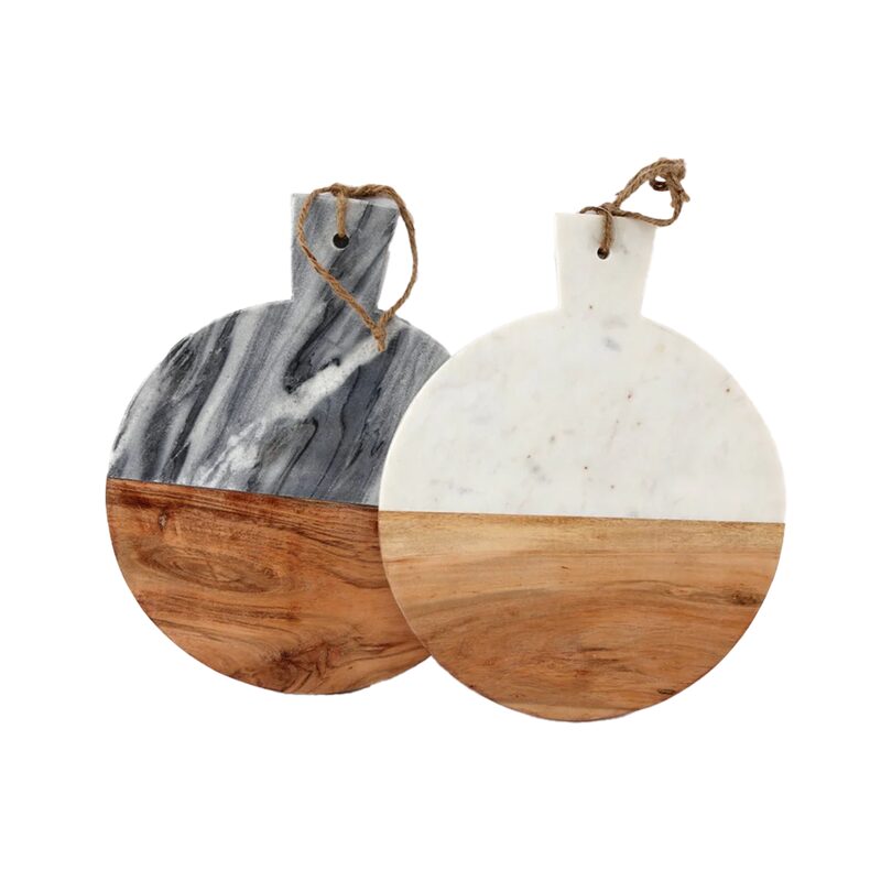 Planche à découper MARBLE coloris blanc
