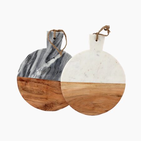 Planche à découper MARBLE coloris blanc