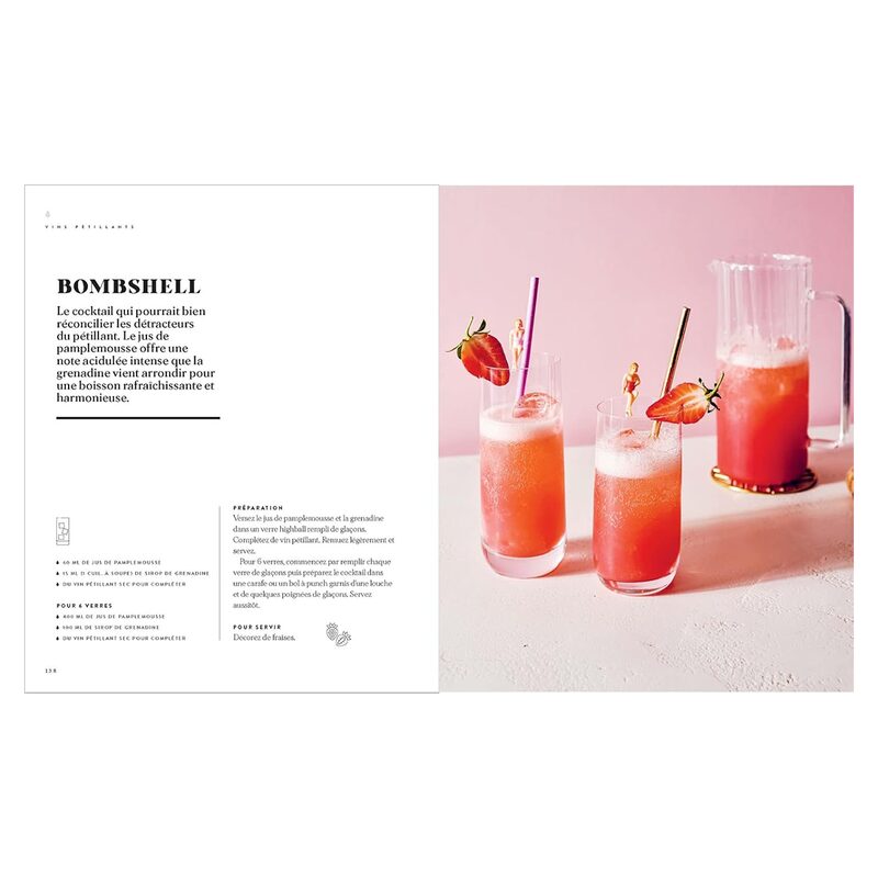 Livre culinaire COCKTAILS EN 3 INGREDIENTS