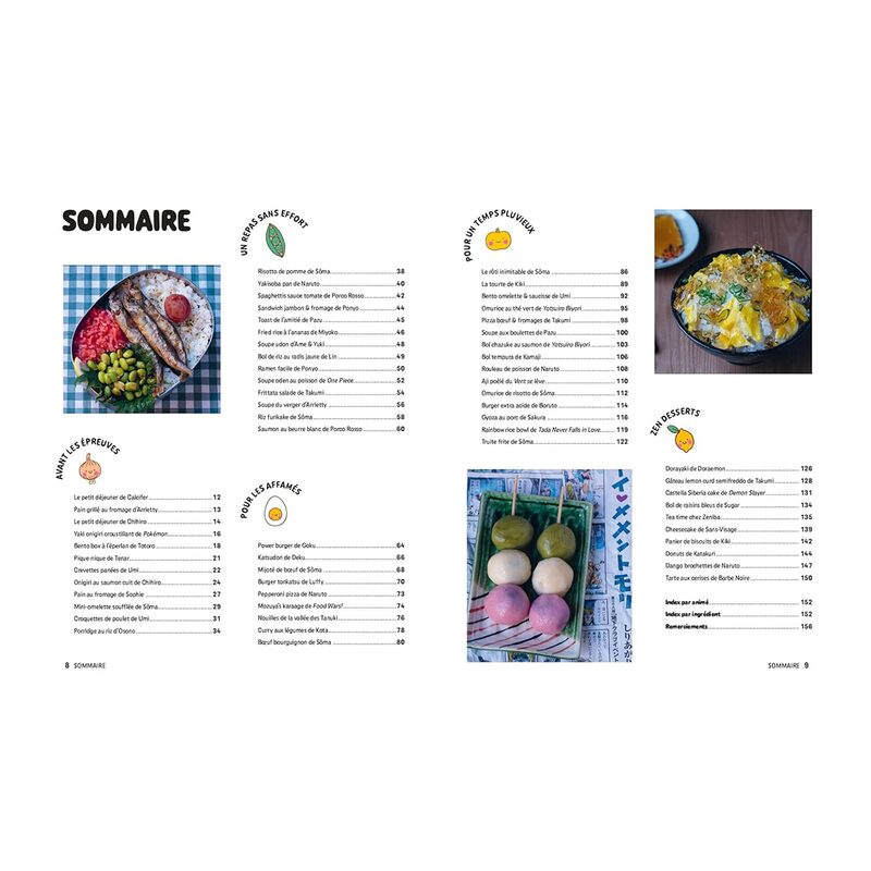 Livre culinaire LA CUISINE DES ANIMÉS