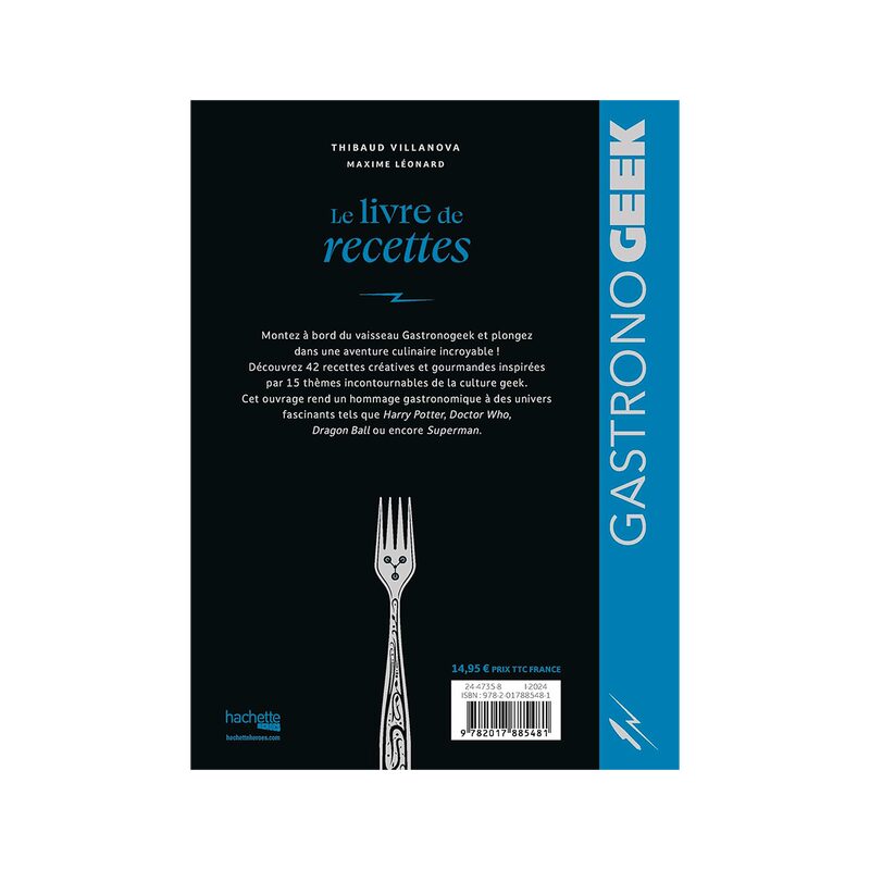 Livre adolescent MINI-GASTRONOGEEK - LE LIVRE DE RECETTES