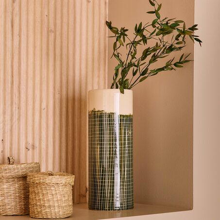 Vase HOLY coloris kaki