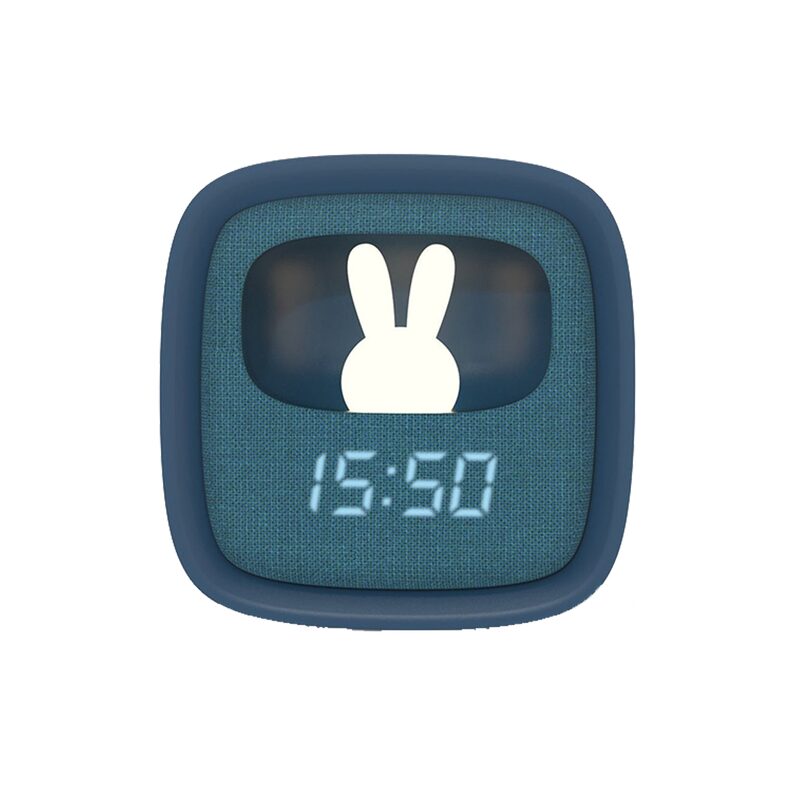 Réveil MOB BILLY CLOCK VEILLEUSE LAPIN coloris bleu marine