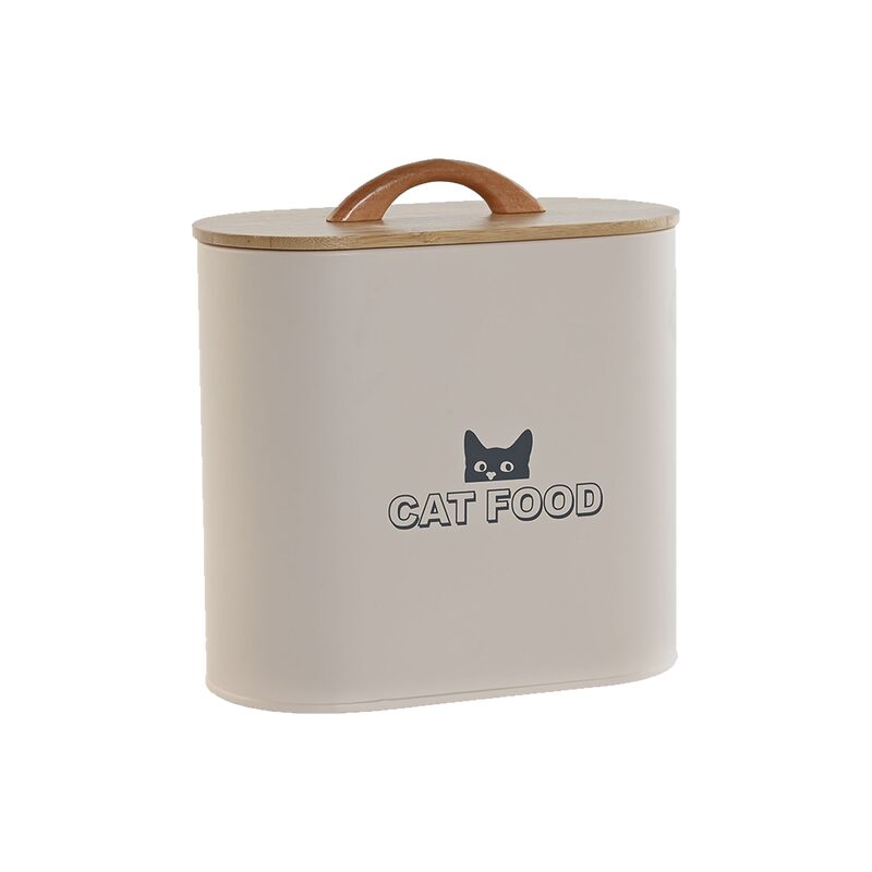 Accessoire animaux CAT FOOD coloris beige