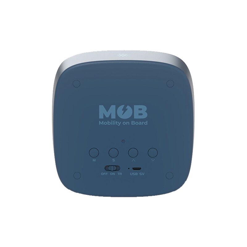 Réveil MOB BILLY CLOCK VEILLEUSE LAPIN coloris bleu marine