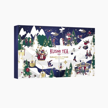 KUSMI TEA Calendrier de l'Avent NOËL À LA MONTAGNE