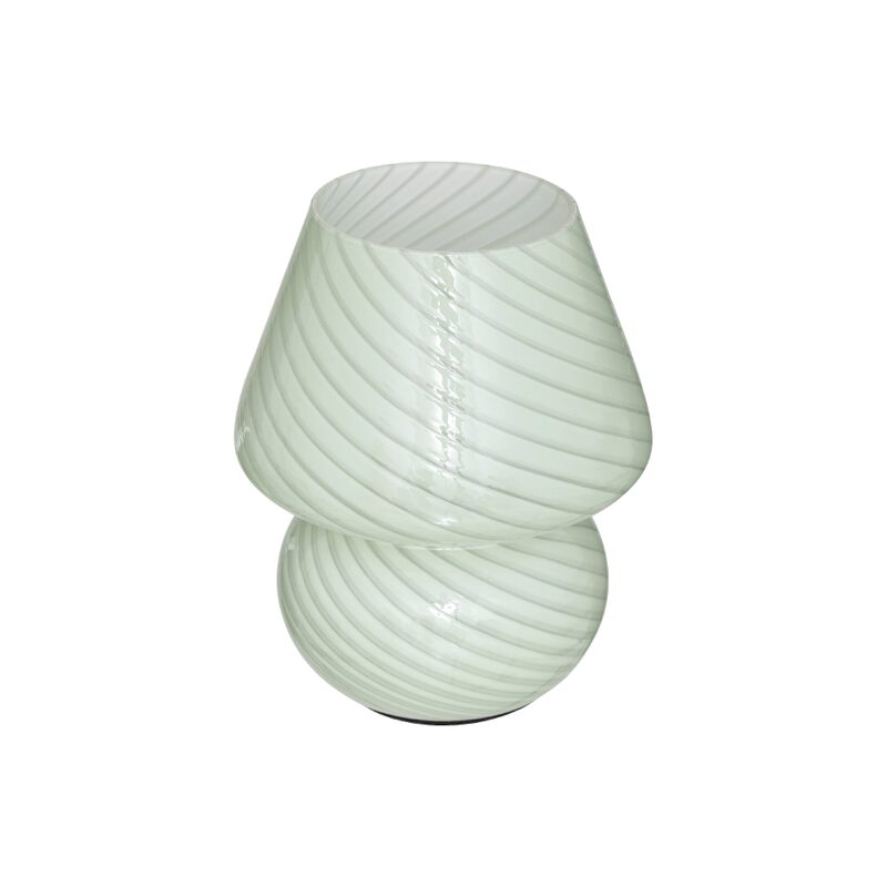 Lampe à poser CARA coloris vert pastel 18,5 x 15 cm