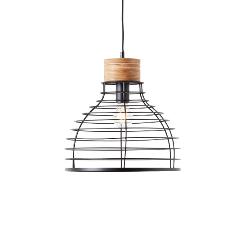 Suspension AVIA coloris noir 135 x 35 cm diamètre 35 cm
