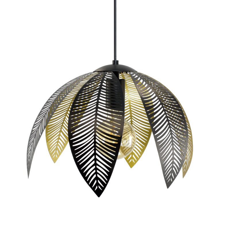 Suspension VESCA coloris noir et or 0.0 x 35 cm