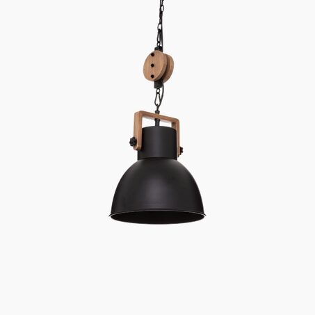 Atmosphera Suspension SILAS coloris noir 26 x 23 cm