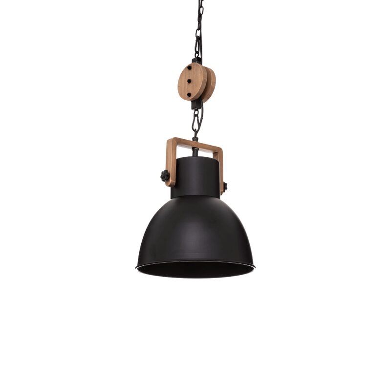 Suspension SILAS coloris noir 26 x 23 cm