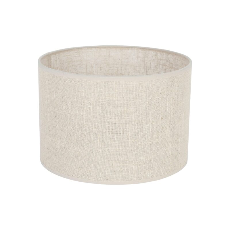 Abat-jour LINEN coloris beige 20 x 30 cm