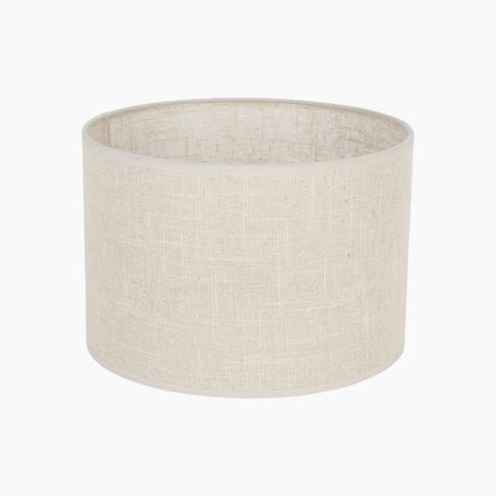 Abat-jour LINEN coloris beige 20 x 30 cm