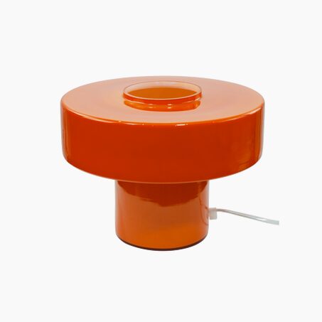 Lampe à poser FOZA coloris orange 19 x 25 cm
