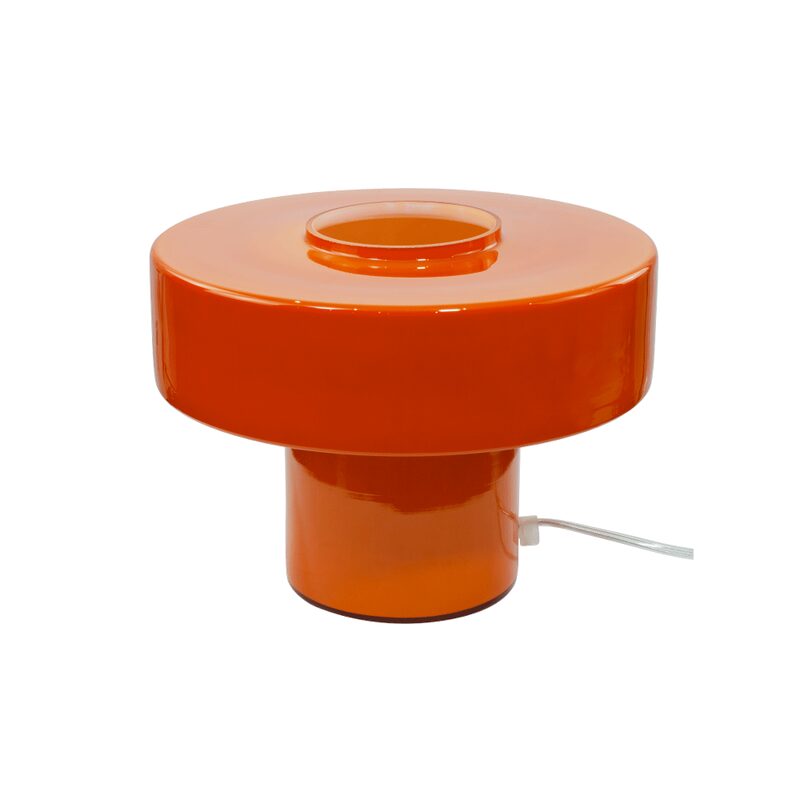 Lampe à poser FOZA coloris orange 19 x 25 cm
