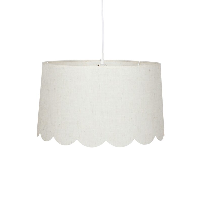 Suspension MELINDA coloris beige 23 x 40 cm