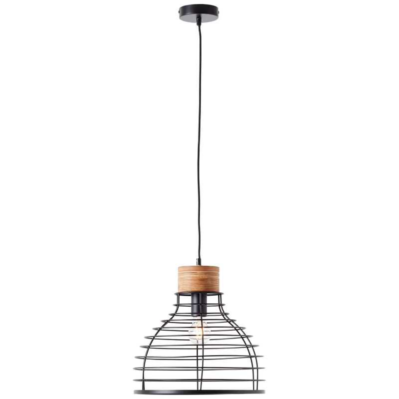 Suspension AVIA coloris noir 135 x 35 cm diamètre 35 cm