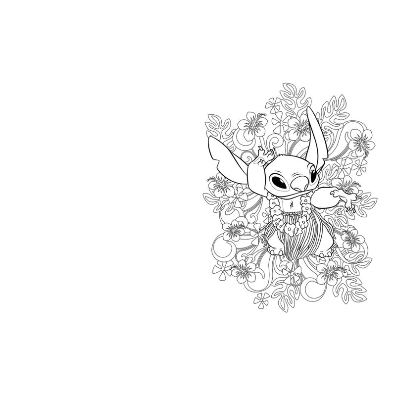 Coloriage 100% STITCH