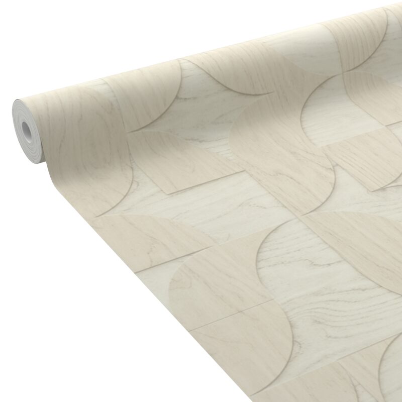 Papier peint intissé KENLEY coloris beige chaud