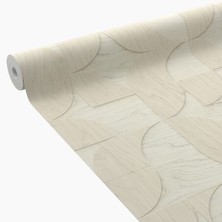 4MURS Papier peint intissé KENLEY coloris beige chaud