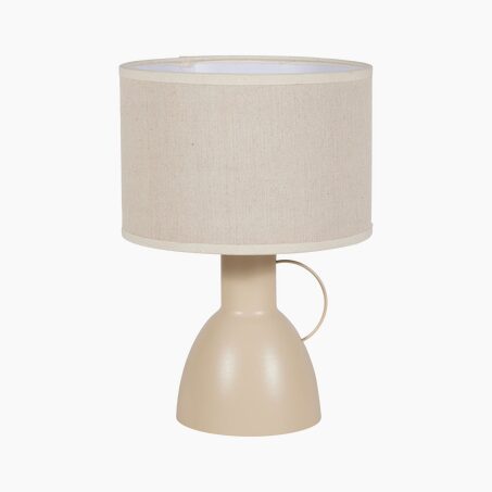 Ostaria Lampe à poser AMPHORE coloris beige 33 x 22 cm