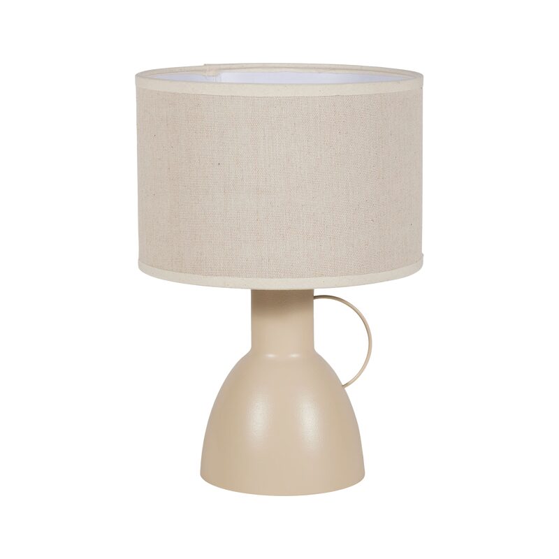 Lampe à poser AMPHORE coloris beige 33 x 22 cm