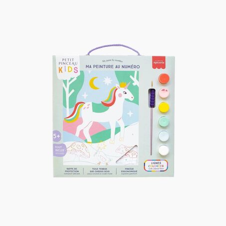 La Petite Epicerie Kit de peinture LICORNE ET PIOU