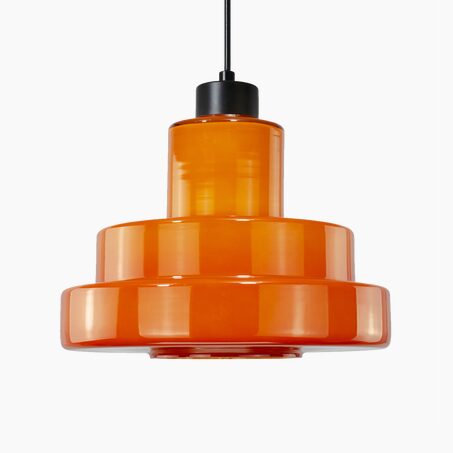 Suspension FOZA coloris orange 20 x 27,5 cm