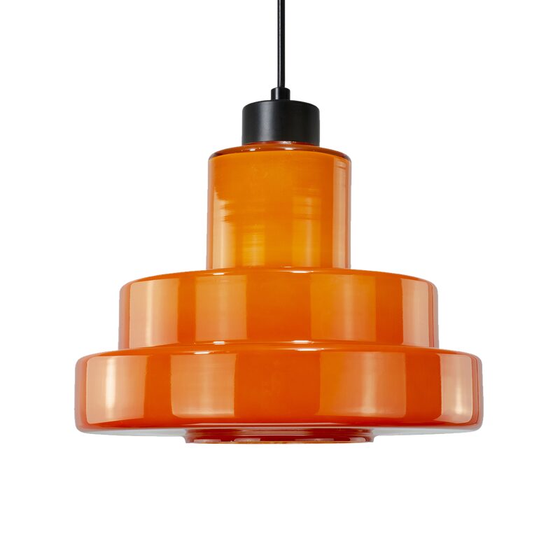 Suspension FOZA coloris orange 20 x 27,5 cm