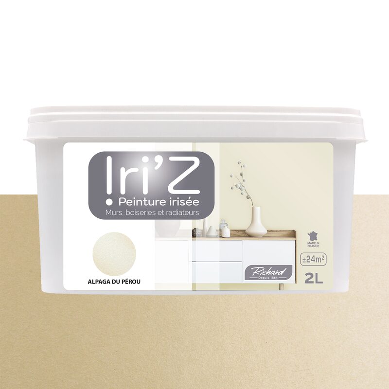 Peinture IRIZ Acrylique alpaga du Pérou Brillant 2 L