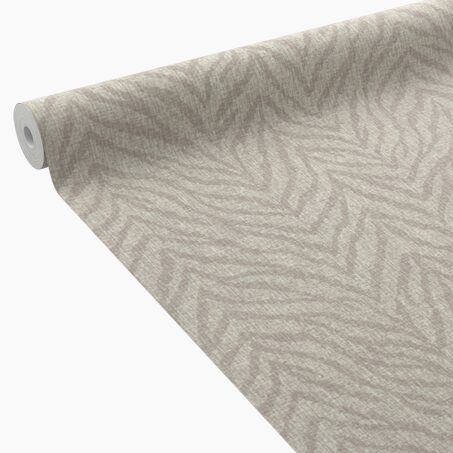 Papier peint intissé ZIBRA coloris taupe
