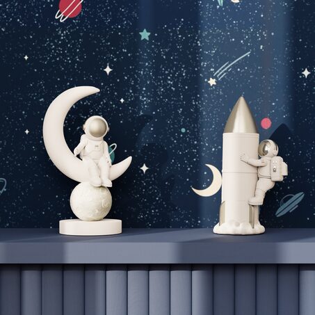 Figurine ASTRONAUTE coloris blanc