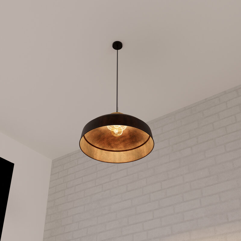 Suspension PRAO coloris caramel 26 x 57 cm