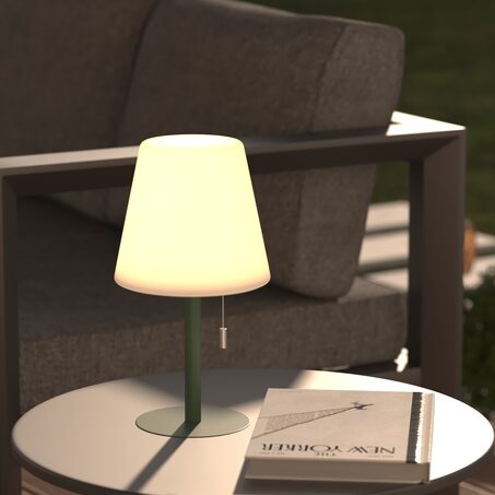 Lampe à poser ZACK coloris olive 30 x 16 cm