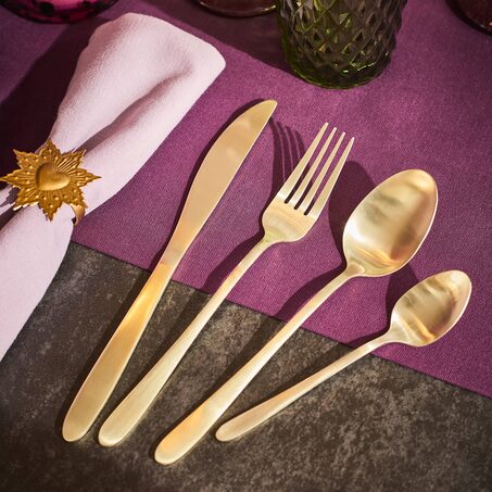 Coffret couverts GOLD coloris or