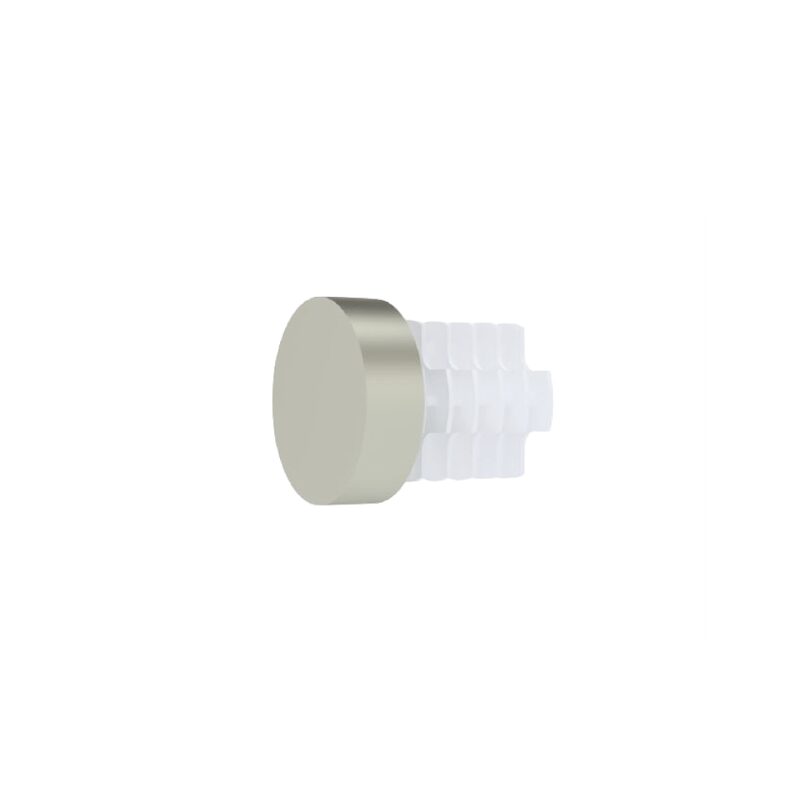 Embout ZEN coloris nickel givré