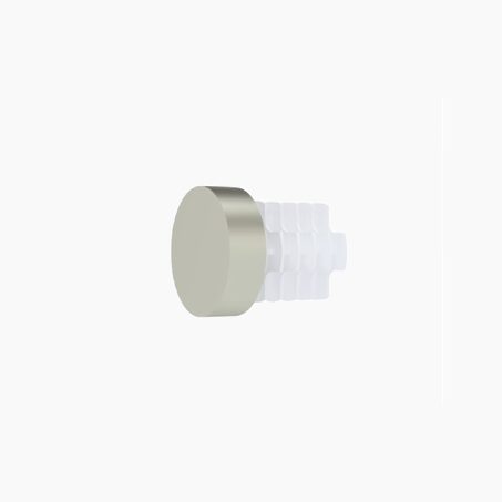 Embout ZEN coloris nickel givré