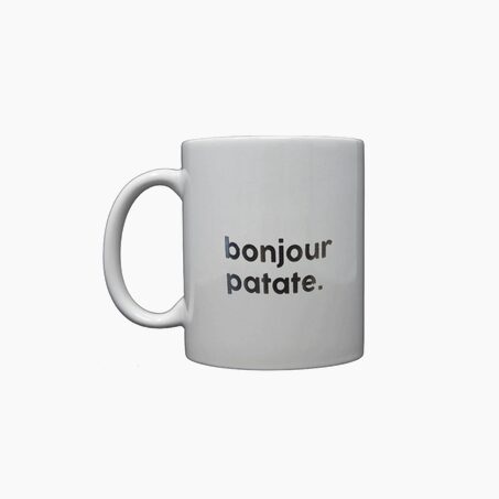 Félicie aussi Mug BONJOUR PATATE coloris blanc