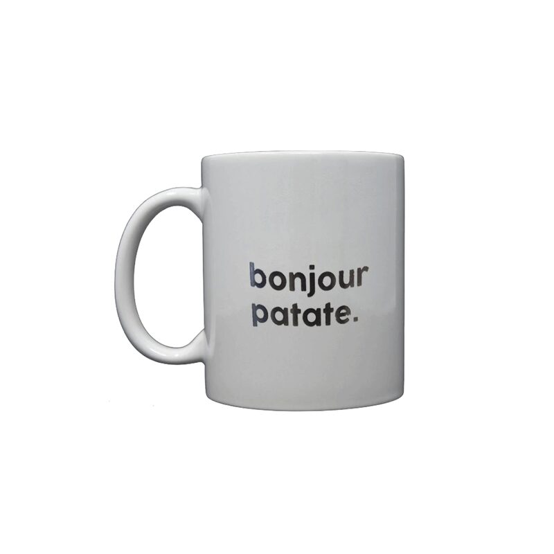 Mug BONJOUR PATATE coloris blanc