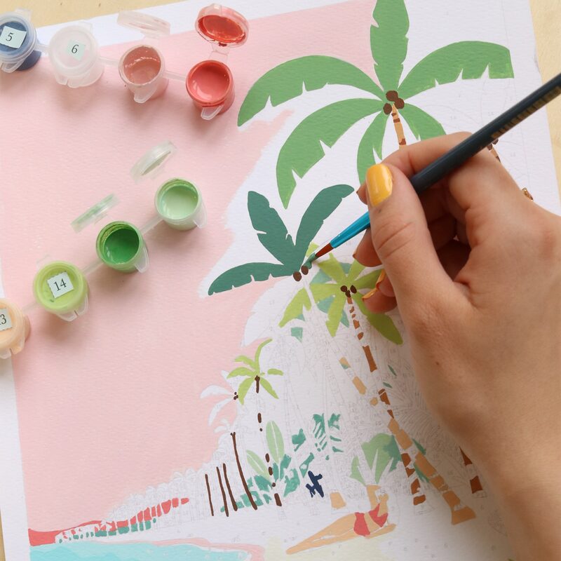 Peinture par numéros BORA-BORA