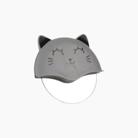 I-TOTAL Rouleau à pizza CHAT coloris gris